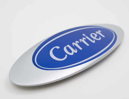  Logo CARRIER mit Siebdruck 