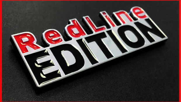 Chromed acronym RED LINE