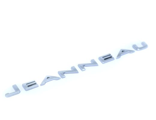  Logo chrome JEANNEAU 